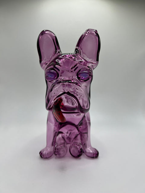 Swanny Glass Purple Frenchie