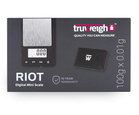 Truweigh Riot Scale-Black : 100g X 0.01g
