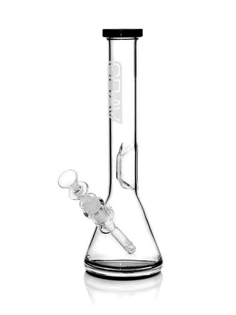 Grav Lab Medium Beaker Base Water Pipe : Black