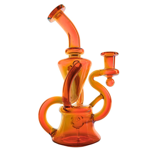 8" Anodized Dual Intake Recycler (Choose color option from below)