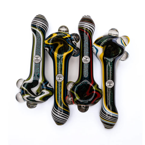 Roots Glass Dichro Spoon Pipe