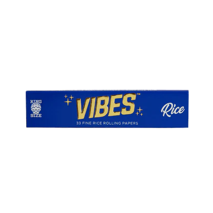 Vibes Rolling Papers W/ Tips-Rice : King Size