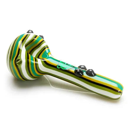 GB Tri Dot Wag 4.5" Spoon Pipe - Multiple Designs