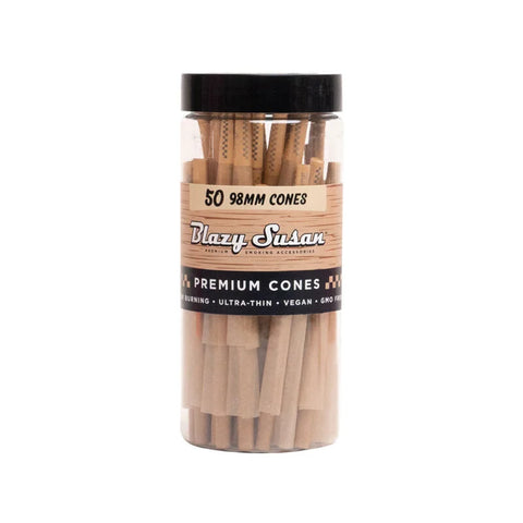 Blazy Susan Unbleached Cones-98mm 50pk