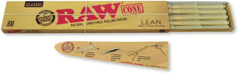 Raw Cones Lean Classic 20 pk.