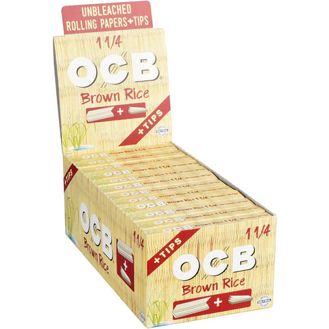 OCB Papers - Brown Rice-1 1/4 w/ Tips