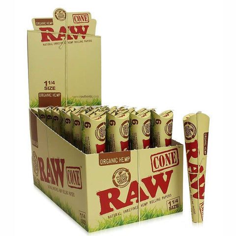 Raw Cone Organic Hemp 1 1/4