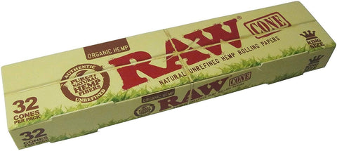 Raw Cones Organic Hemp 1 1/4-32 pack