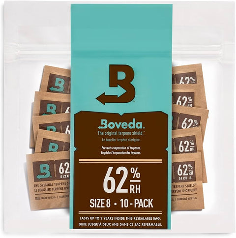 Boveda Humidity Pack 8g - 62% 10pk