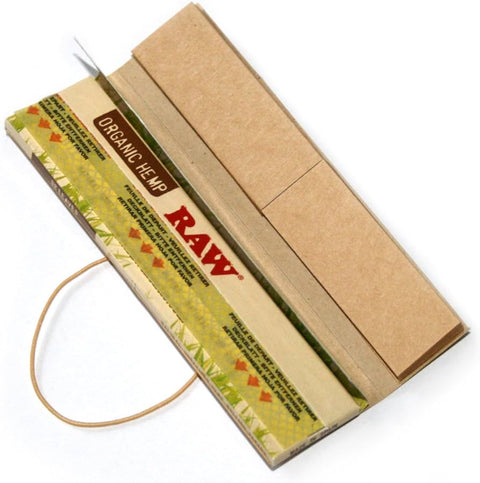 RAW Tips & Papers Connoisseur Organic Hemp KSS