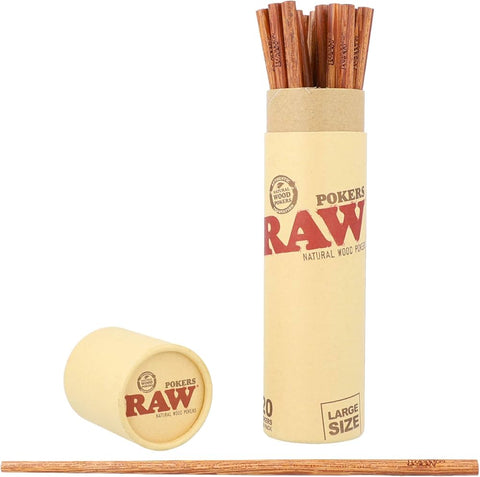 Raw Pokers Natural Wood Pokers