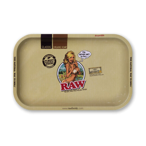 Raw Rolling Tray Small - Girl