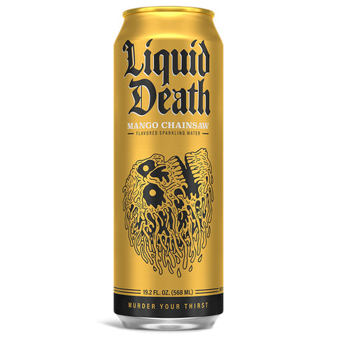 Liquid Death Mango Chainsaw 19.2oz