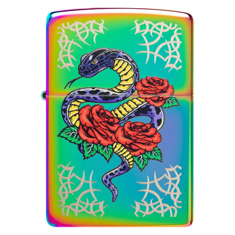 Zippo Cobra Rose Tattoo Theme Design