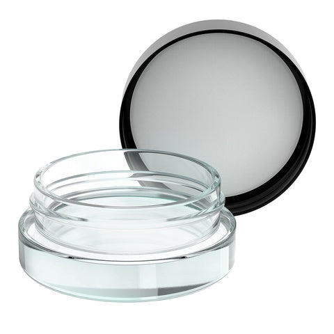 Clear Circle Jar w /Lid - 7mL