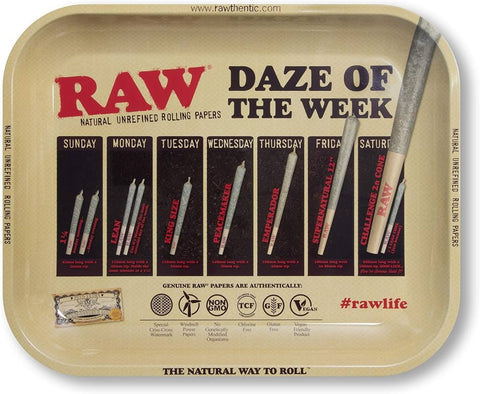 Raw Rolling Tray - Large Daze Of The Week