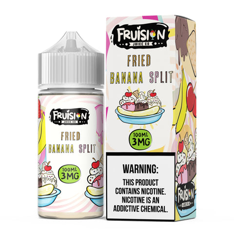 Frusion Vape Co. - Fried Banana Split Nic Juice 100ML