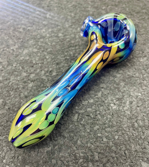 Gold Fume on Cobalt Pipe #2