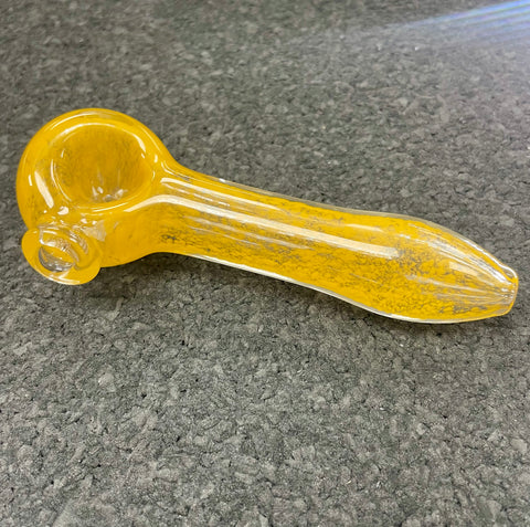 Solid Color Frit Pipe - Light Orange