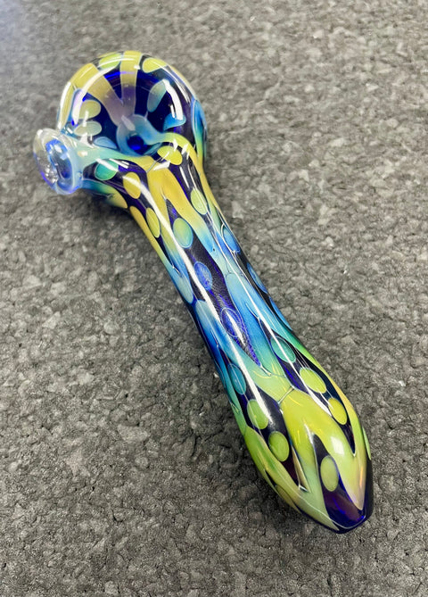 Gold Fume on Cobalt Pipe