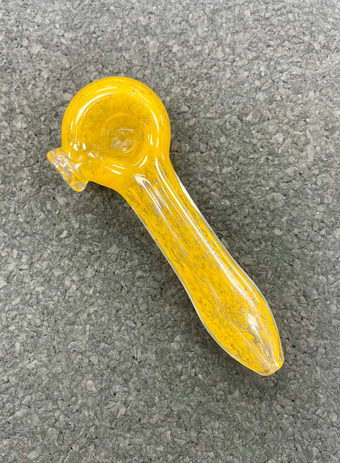 Solid Color Frit Pipe - Light Orange