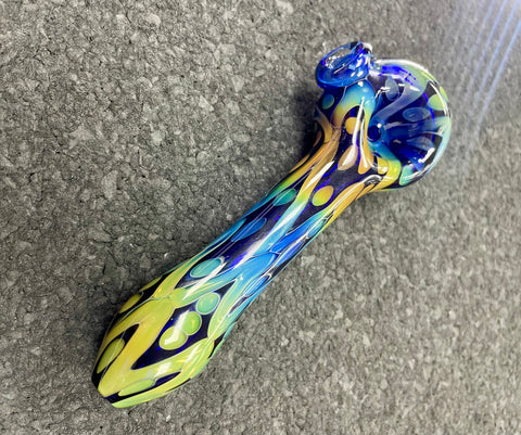 Gold Fume on Cobalt Pipe #2