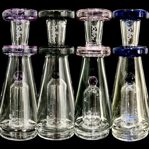 Puffco Top- Triple Accent Cone- by Tokr Glass