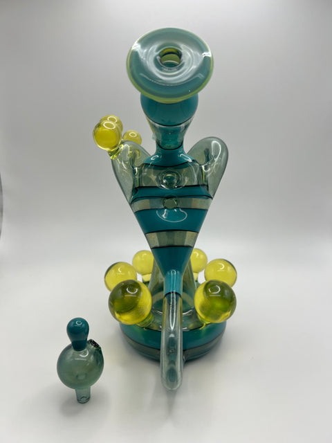 Tuggs Glass - Aqua / Blue Recycler