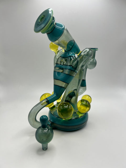 Tuggs Glass - Aqua / Blue Recycler