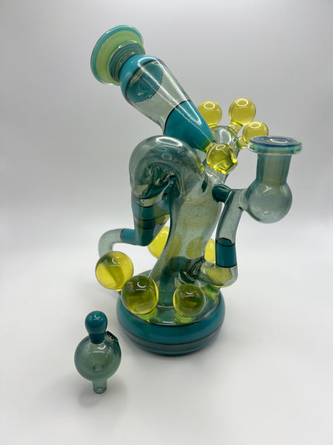 Tuggs Glass - Aqua / Blue Recycler