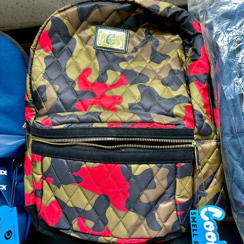 Cookies V3 Qulited Backpack-Red Camo