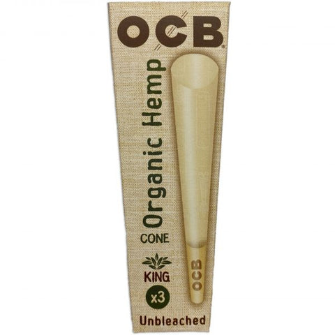 OCB Organic Hemp Cones-King Size