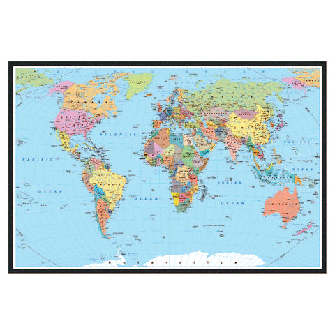 World Map Mood Mat Slab