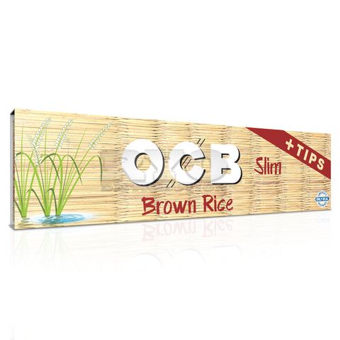 OCB Papers - Brown Rice-Slim w/ Tips