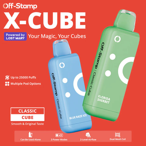 Off Stamp X Cube Pod 25000 Puff