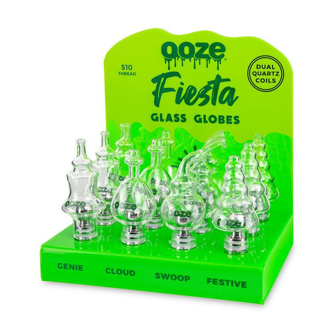 Ooze Fiesta Glass Globes