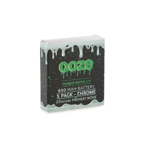 Ooze Battery-650 MAH : Chrome