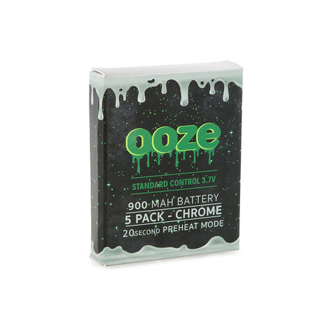 Ooze Battery-900 MAH : Chrome