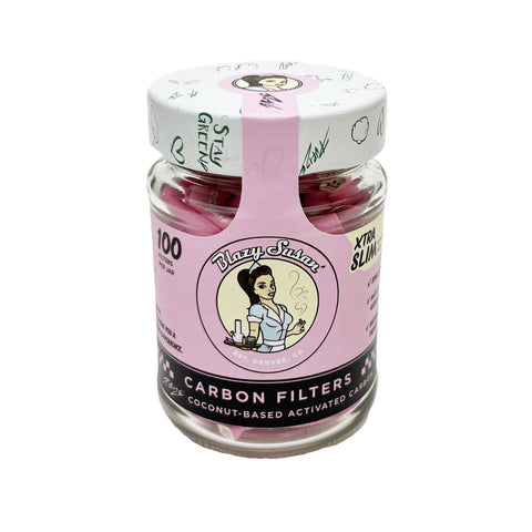 Blazy Susan Tips - Pink Carbon Filter 100ct.