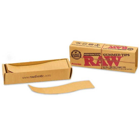 Raw Gummed Tips Preforated