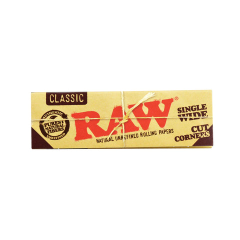 Raw Single Wide Papers Cut Corn