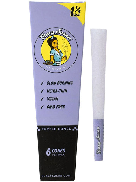 Blazy Susan Cones Purple - 1 1/4