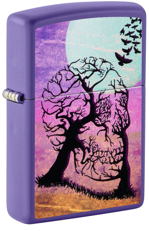 Zippo Lighter $29.95-Skull Tree Design
