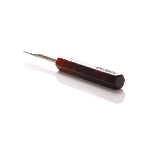 Bear Quartz Resin Dab Tool-Flat : Red