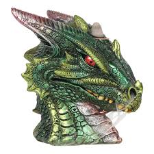 Backflow Magic Incense Burner - Big Green Dragon