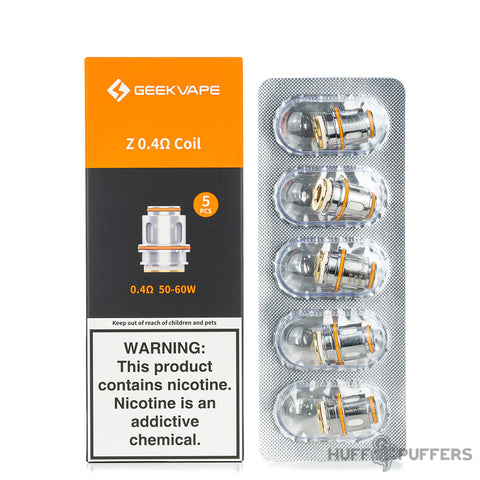 Geek Vape Z Coils-50-60w : .4ohm