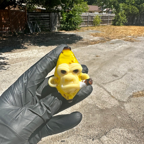 Catalyst Glass - Banana Smokin' Chimp Pendy