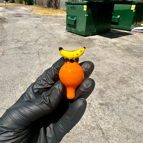 Catalyst Glass - Orange / Aqua Smokin' Chimp Rig