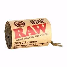 Raw Hemp Wick - 10ft