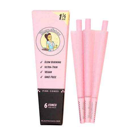 Blazy Susan Cones Pink - 1 1/4